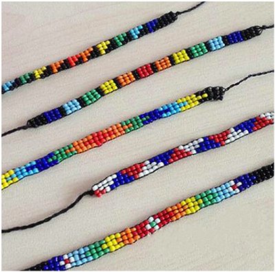 Colourful Glass Beaded Handmade Wish/Friendship Bracelets