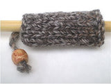 Dreadz Hand-Made Knitted Lock Sleeve x 1 (#11) Dark Tweed