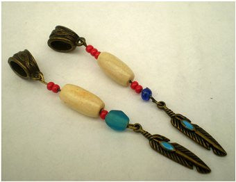 Dreadz Dangle Dreadlock Hair Beads (5mm Hole) (B-02) x 1 Bead