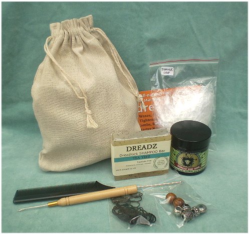 Dreadlock Dreadlock Starter KIT with Tea Tree Shampoo Bar
