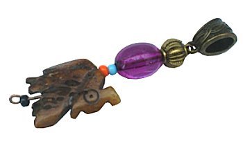 Dreadz Dangle Dreadlock Hair Beads (5mm Hole) (F_07) x 1 Bead