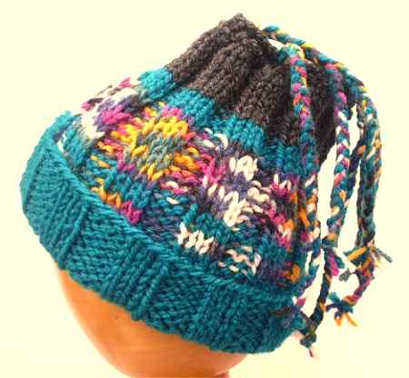 Dreadz Ribbed Open Top Dreadfall Dreadlock Beanie Hat (OT_003)
