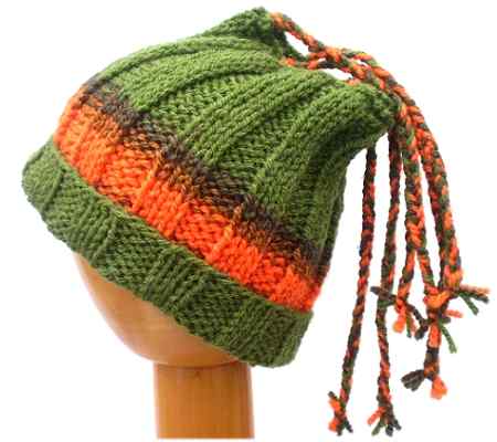 Dreadz Ribbed Open Top Dreadfall Dreadlock Beanie Hat (OT_007)