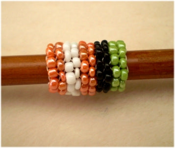 Handmade Peyote Stitch Beaded Dreadlock Sleeve/Cuff (7mm Hole) x 1 (PY-13)