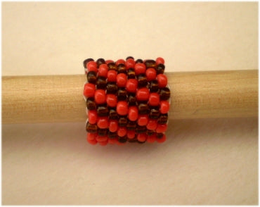 Handmade Peyote Stitch Beaded Dreadlock Sleeve/Cuff (11-12mm Hole) x 1 (PY-209)
