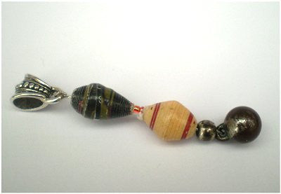 Dreadz Dangle Dreadlock Hair Beads (5mm Hole) (P_07) x 1 Bead