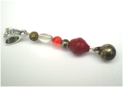 Dreadz Dangle Dreadlock Hair Beads (5mm Hole) (P_11) x 1 Bead