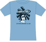 100% Cotton Large Blue T-Shirt with Knotty Boy Logo
