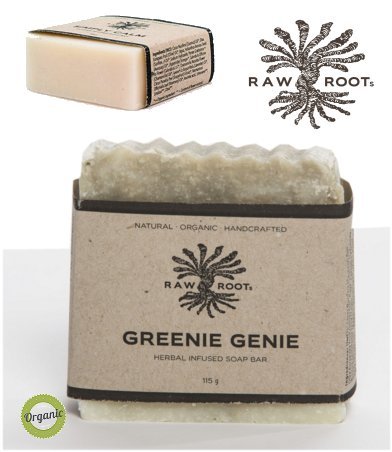 RAW ROOTs Greenie Genie Dreadlock Soap Shampoo Bar 120gm