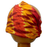 Dreadz Boho Tie Dye Headband/Headwrap (Oranges)