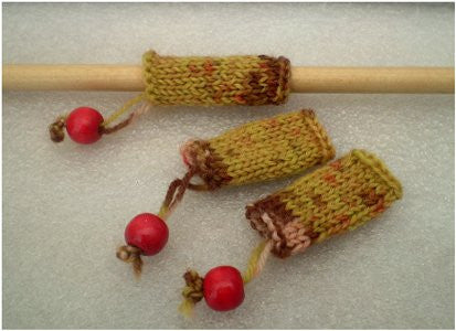 Dreadz Hand-Made Knitted Lock Sleeve x 1 (#200) Green/Brown