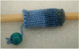 Dreadz Hand-Made Knitted Lock Sleeve x 1 (#213) Blue/Grey
