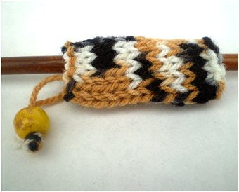 Dreadz Hand-Made Knitted Lock Sleeve x 1 (#92) Tan