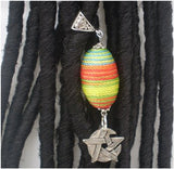 Dreadz Dangle Dreadlock Hair Beads (5mm Hole) (A-04) x 1 Bead
