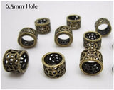 Dreadz Bronze Celtic Hair Beads (6.5mm Hole) x 3 Bead Pack