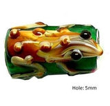 Dreadz Glass Frog Hair Beads (5mm Hole) x 1 Bead
