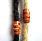 Dreadz Large Wooden Dread Hair Beads (10mm Hole) x 1 Bead