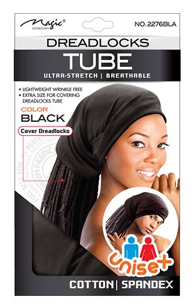 A Magic Ultra-Stretch Breathable Dreadlocks Tube (Black)