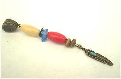 Dreadz Dangle Dreadlock Hair Beads (5mm Hole) (B-11) x 1 Bead