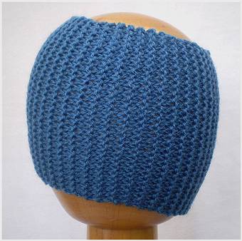 Dreadz Hand Knitted Dreadlock Headband / Tube (Airforce Blue) (DR-10)