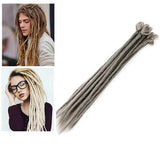 Dreadlock Synthetic Single Ended Dread Extensions (x 5 pack) (Dark Grey)