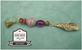 Dreadz Shell Dangle Dreadlock Hair Beads (5mm Hole) (G_12) x 1 Bead