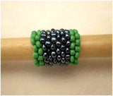 Handmade Peyote Stitch Beaded Dreadlock Sleeve/Cuff (9-10mm Hole) x 1 (PY-109)