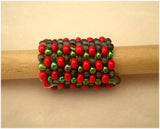 Handmade Peyote Stitch Beaded Dreadlock Sleeve/Cuff (9-10mm Hole) x 1 (PY-111)