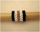 Handmade Peyote Stitch Beaded Dreadlock Sleeve/Cuff (9-10mm Hole) x 1 (PY-112)