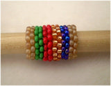 Handmade Peyote Stitch Beaded Dreadlock Sleeve/Cuff (9-10mm Hole) x 1 (PY-117)