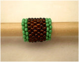 Handmade Peyote Stitch Beaded Dreadlock Sleeve/Cuff (9-10mm Hole) x 1 (PY-122)