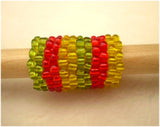 Handmade Peyote Stitch Beaded Dreadlock Sleeve/Cuff (9-10mm Hole) x 1 (PY-124)