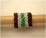 Handmade Peyote Stitch Beaded Dreadlock Sleeve/Cuff (9-10mm Hole) x 1 (PY-125)