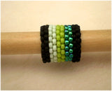 Handmade Peyote Stitch Beaded Dreadlock Sleeve/Cuff (11-12mm Hole) x 1 (PY-202)