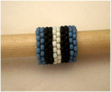 Handmade Peyote Stitch Beaded Dreadlock Sleeve/Cuff (11-12mm Hole) x 1 (PY-205)