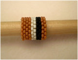 Handmade Peyote Stitch Beaded Dreadlock Sleeve/Cuff (11-12mm Hole) x 1 (PY-206)