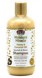 African Pride Moisture Miracle Honey & Coconut Oil Nourish & Shine Shampoo 12oz./354ml