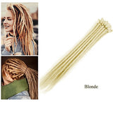 Dreadlock Synthetic Single Ended Dread Extensions (x 5 pack) (Blonde)