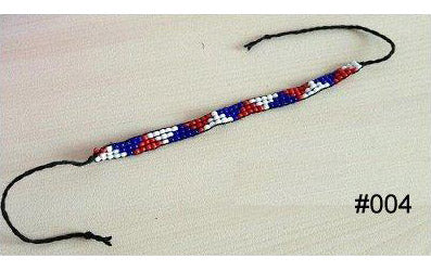 Colourful Multi-Coloured Glass Beaded Handmade Wish/Friendship Bracelet (#004)