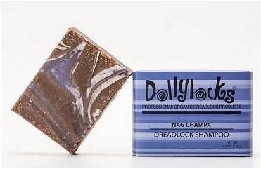 Dollylocks All-Natural, Organic, Vegan, Sulfate-Free, Residue-Free Nag Champa Dreadlocks Shampoo Bar (4.5oz)