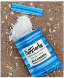 Dollylocks Nag Champa Dreadlocks Detox Kit with open packet displaying detoxifying contents