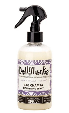 Dollylocks Nag Champa Dreadlocks Tightening Spray in 8 ounce / 236 millilitre bottle with spray attachment