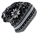 Dreadz 3-in-1 Multi-Function Tubular Beanie/Headwrap/Neckwarmer (Black/Grey Nordic)