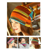 Dreadz 3-in-1 Multi-Function Tubular Beanie/Headwrap/Neckwarmer (Multi Stripes)