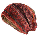 Dreadz 3 in 1 Multi-Function Tubular Beanie Headwrap Neckwarmer in Tribal colours