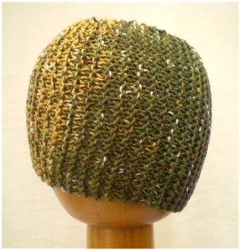 Dreadz Chunky Knitted Dreadlock Headband / Tube (Green Meadow)