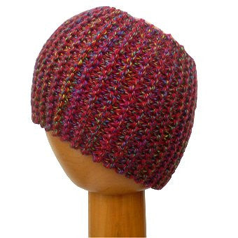 Dreadz Chunky Knitted Head Band / Tube (Red with Multi Fleck)