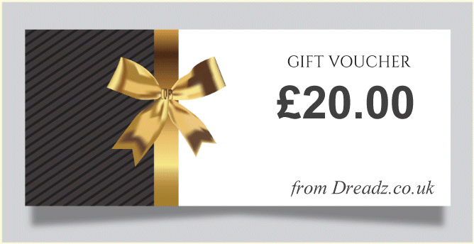 Image for Twenty Pound Stirling Gift Voucher for Dreadz Dreadlock Products, Tools and Accessories