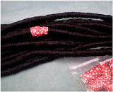 Dreadz Handmade Glazed Recycled Paper Hair Beads (8mm Hole) x 1 Bead (#22)
