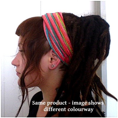 Dreadz Fair Trade Multi Coloured Striped Headband